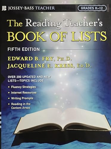 The Reading Teacher's Book Of Lists: Grades K-12, Fifth Edition