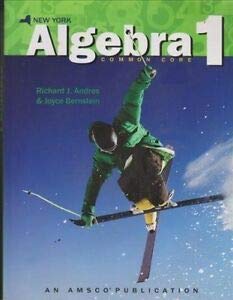 NY Algebra 1 Common Core - Click to Buy