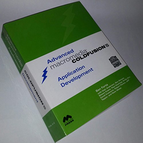 Advanced Macromedia ColdFusion 5 Application Development (2nd Edition) - Click to Buy