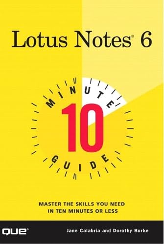 10 Minute Guide to Lotus Notes 6 - Click to Buy