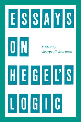 Essays on Hegel's Logic - Click to Buy