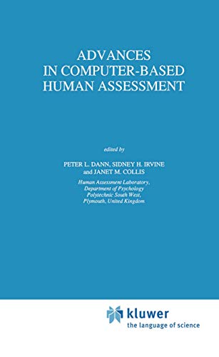 Advances in Computer-Based Human Assessment - Click to Buy