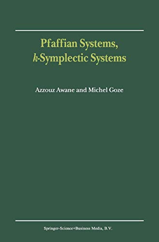 Pfaffian Systems, K-Symplectic Systems - Click to Buy