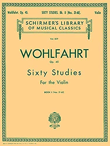 Wohlfahrt - 60 studies, op. 45 - book 2 - Click to Buy