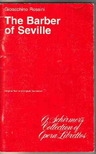Il barbiere di Siviglia: Libretto - Click to Buy