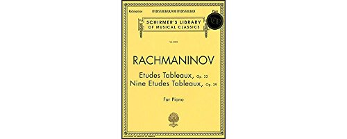 Etudes Tableaux, Op. 33 & 39: Schirmer Library of Classics Volume 2002 Piano Solo (Schirmer's Library of Musical Classics)