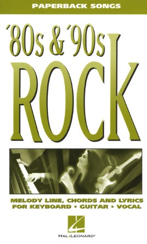 '80s & '90s Rock (Paperback Songs) - Click to Buy