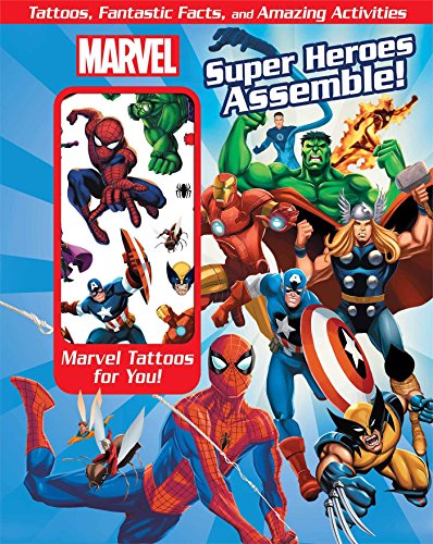 Marvel Super Heroes Assemble!: Tattoos, Fantastic Facts, and Amazing Activites - Click to Buy