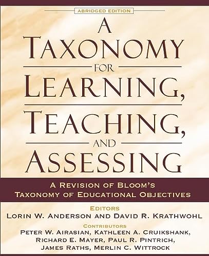 Taxonomy for Learning, Teaching, and Assessing, A: A Revision of Bloom's Taxonomy of Educational Objectives, Abridged Edition - Click to Buy