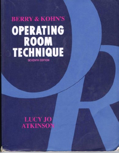 Berry and Kohn's Operating Room Technique - Click to Buy