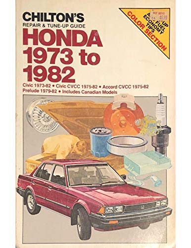 Chilton's Repair and Tune-Up Guide: Honda 1973-1982 - Click to Buy
