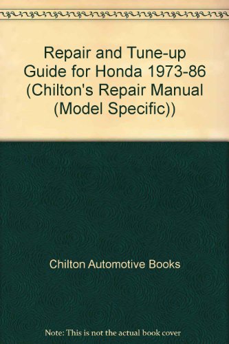 Chilton's Repair & Tune-Up Guide Honda 1973 to 1986: All U.S. Canadian Models of Accord,Accord Cvcc,Civic,Civic Cvcc,Crx,Prelude (Chilton's Repair Manual) - Click to Buy