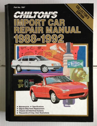 Chilton's Import Car Repair Manual 1988-1992 - Click to Buy