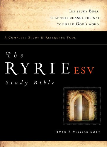 The Ryrie ESV Study Bible Genuine Leather Burgundy Red Letter Indexed (Ryrie Study Bible ESV Version) - Click to Buy