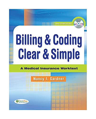 Billing and Coding Clear and Simple: A Medical Insurance Worktext - Click to Buy