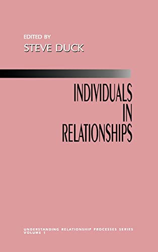 Individuals in Relationships (Understanding Relationship Processes series) - Click to Buy