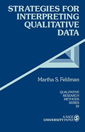 Strategies for Interpreting Qualitative Data (Qualitative Research Methods) - Click to Buy