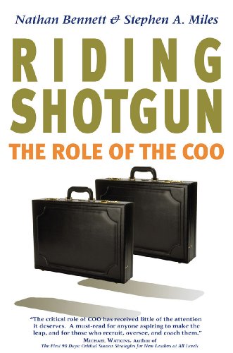 Riding Shotgun: The Role of the COO - Click to Buy