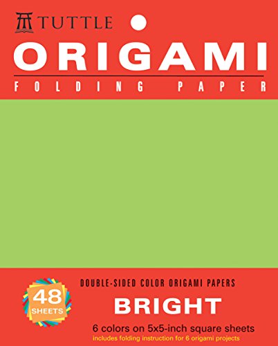 Origami Hanging Paper - Bright - 5" - 48 Sheets: Tuttle Origami Paper: High-Quality Origami Sheets Printed with 6 Different Colors: Instructions for 6 Projects Included (Origami Paper Packs) - Click to Buy