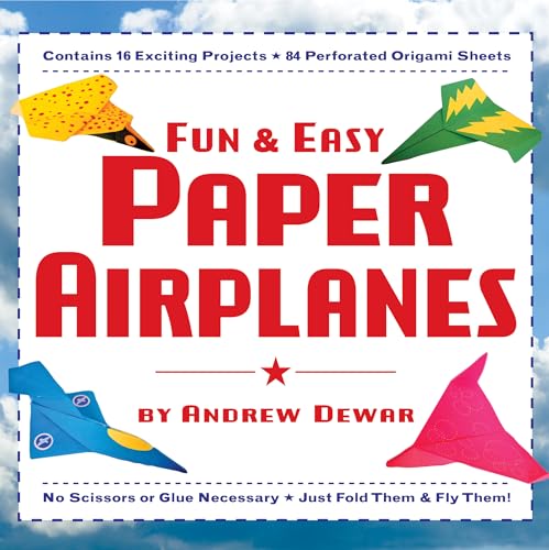 Fun & Easy Paper Airplanes: This Easy Paper Airplanes Book Contains 16 Fun Projects, 84 Papers & Instruction Book: Great for Both Kids and Parents - Click to Buy