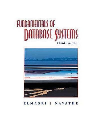 Fundamentals of Database Systems (3rd Edition)