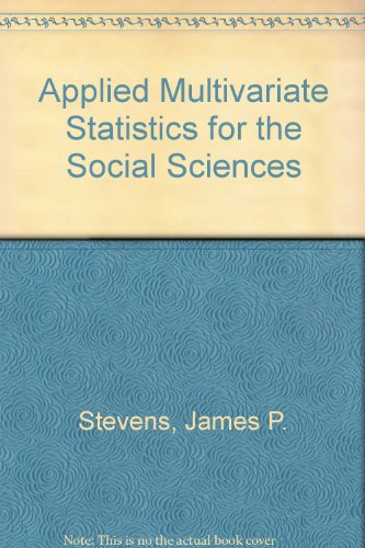 Applied Multivariate Statistics for the Social Sciences - Click to Buy