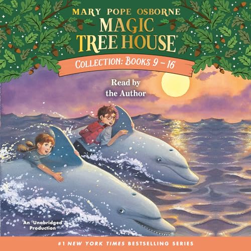 Magic Tree House Collection: Books 9-16: #9: Dolphins at Daybreak; #10: Ghost Town; #11: Lions; #12: Polar Bears Past Bedtime; #13: Volcano; #14: Dragon King; #15: Viking Ships; #16: Olympics - Click to Buy