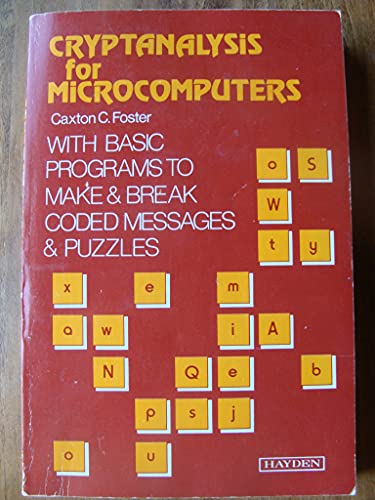 Cryptanalysis for Microcomputers - Click to Buy