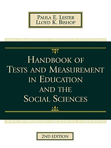 Handbook of Tests and Measurement in Education and the Social Sciences - Click to Buy