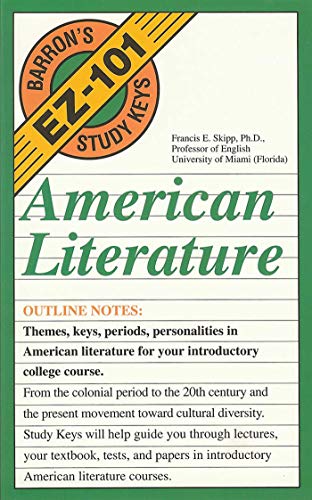 American Literature (Barron's Easy 101 Study Keys) - Click to Buy