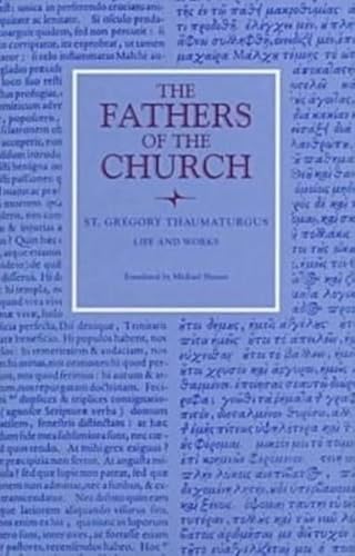 Fathers of the Church: St. Gregory Thaumaturgus Life and Works - Click to Buy
