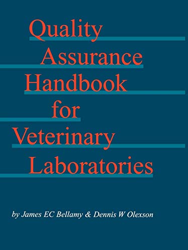 Quality Assurance Handbook for Veterinary Laboratories - Click to Buy