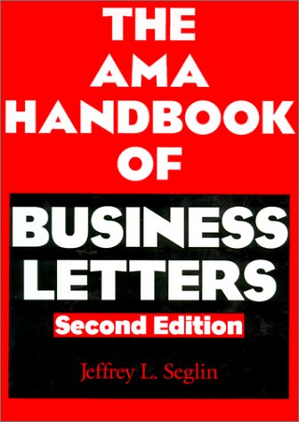 The AMA Handbook of Business Letters - Click to Buy