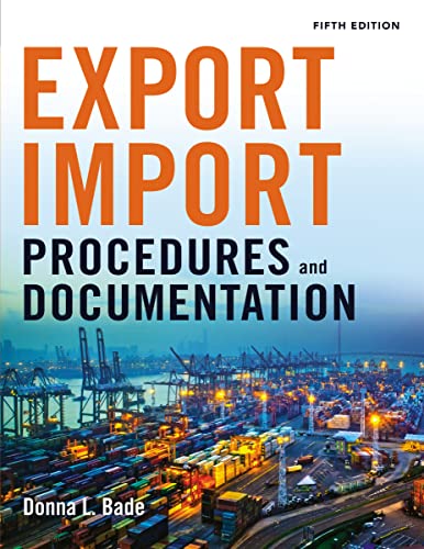 Export/Import Procedures and Documentation - Click to Buy