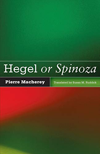 Hegel or Spinoza - Click to Buy