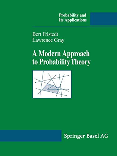 A Modern Approach to Probability Theory - Click to Buy