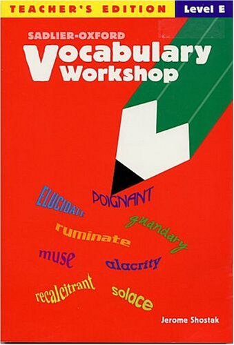 Vocabulary Workshop Level E 10th Grade - Click to Buy