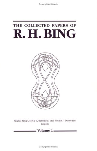 The Collected Papers of R. H. Bing - Click to Buy