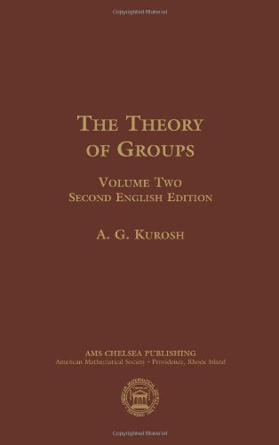 The Theory of Groups - Click to Buy