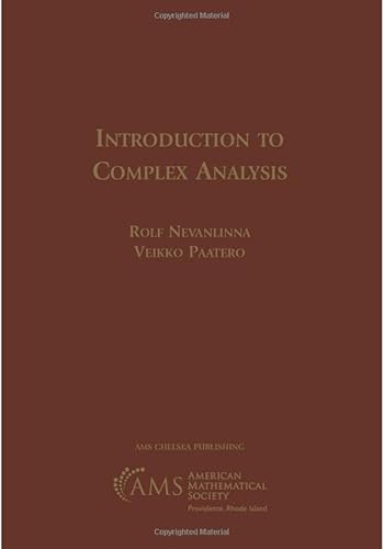 Introduction to Complex Analysis (AMS Chelsea Publishing) - Click to Buy