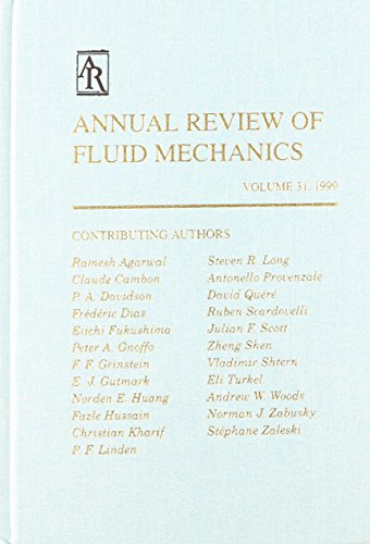 Annual Review of Fluid Mechanics: 1999: 31 - Click to Buy