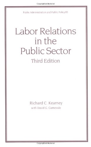 Labor Relations in the Public Sector, Third Edition - Click to Buy