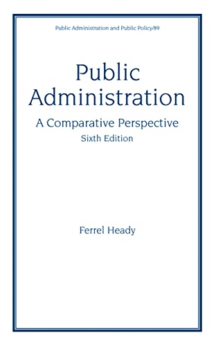 Public Administration, A Comparative Perspective - Click to Buy