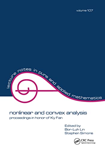 Nonlinear and Convex Analysis: Proceedings in Honor of Ky Fan - Click to Buy