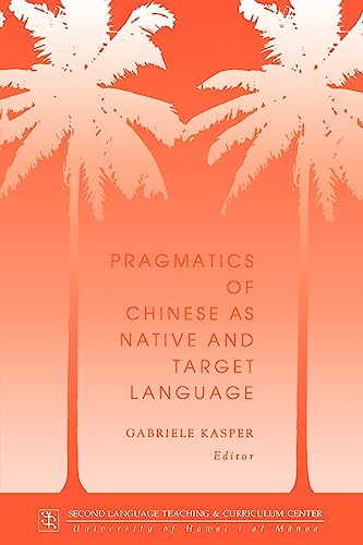 Kasper: Pragmatics of Chinese - Click to Buy