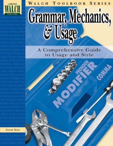 Toolbook for Grammar, Mechanics, and Usage - Click to Buy