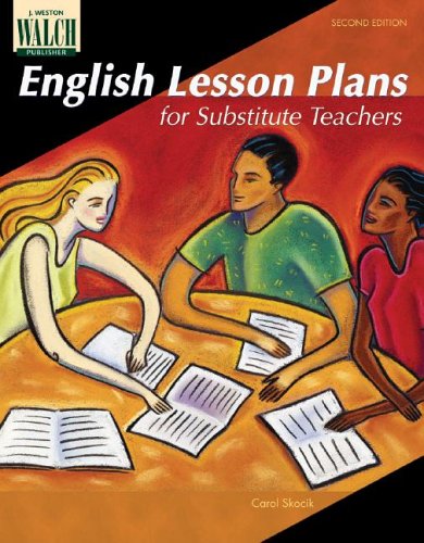 English Lesson Plans For Substitute Teachers - Click to Buy