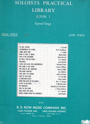 Soloist Practical Library of Sacred Songs: High Voice, Book 1 - Click to Buy