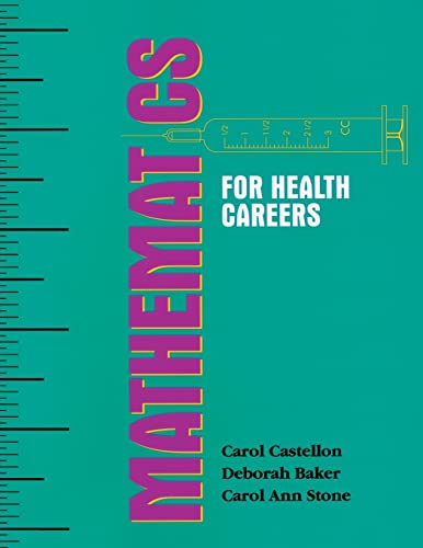 Mathematics for Health Careers - Click to Buy