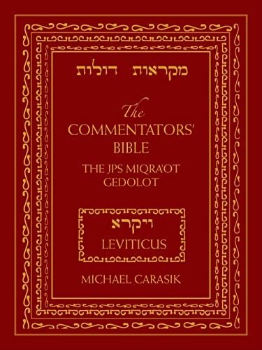 The Commentators' Bible: Leviticus: The Rubin JPS Miqra'ot Gedolot - Click to Buy